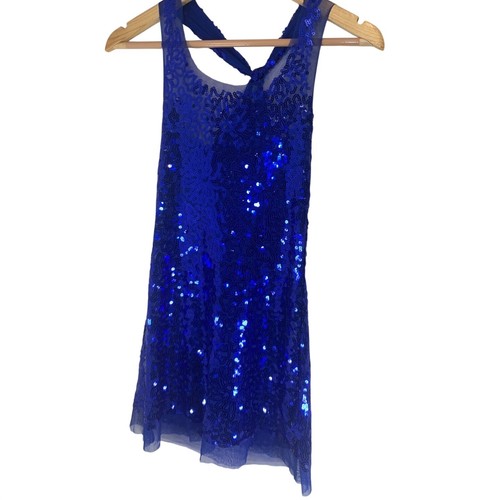 Deb royal sheer sequin - sheer, lace